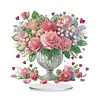  5D DIY Special Shape Diamond Painting Desk Ornament Vase Flower Decor Kit