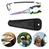 Multifunctional Fishing Pliers Long Nose Stainless Steel Hook Remover (Green)