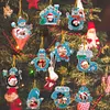 10Pcs Christmas Diamond Painting Photo Frame Hanging Pendant for Xmas Tree