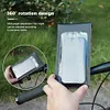 Waterproof Bicycle Handlebar Holder Bag 360 Rotation for 4.7-6.5 Inch Smartphone