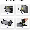 Pet Carrier- Airline Approved Dog Carrier with Wheels: Pet Travel Carrier, Cat Carrier with Telescopic Handle &ndash; Ideal for Dogs and Cats Easy to Fold