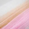 Pearl Gauze Table Runner 120 Inch 10 FT Tulle Shabby Chic Semi Sheer Cheese Cloth Fabric Runner for Wedding Party Baby Shower Birthday