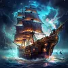 Sea Sailing Boat - 11CT Stamped Cross Stitch 40*40cm/15.75*15.75in