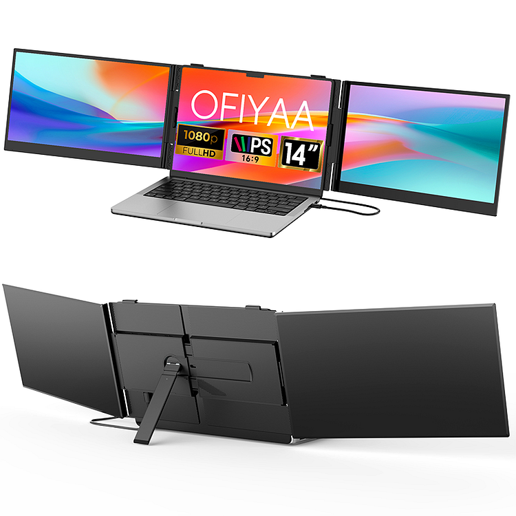 OFIYAA Tri-Screen Pro 13.3