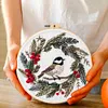Christmas Bird-Embroidery Kit