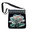 Diamond Painting Iridescent Rose Crossbody Bag Ethnic Style Handbag with Adjustable Strap