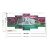 (US Local)Waterfall 5D DIY Full Drill Round Big Size Diamond Painting Kit for Home Decor 95x45cm