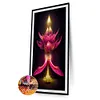 >SALE<Flaming Lotus 5D DIY Diamond Painting Kits Full Round Drill Wall Decor (Y731)