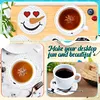 DIY Snowman-8Pcs Diamond Painting Coasters With Holder
