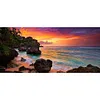 (US Local)Paint By Numbers Kit On Canvas DIY Oil Art Seaside Sunset Picture Home Wall Decor80x40cm