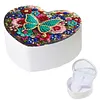 DIY Diamond Painting Heart-Shaped Jewelry Box Decorative Storage Case Home Decor