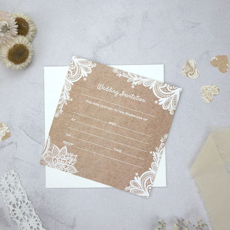 Ready to Write Wedding Postcard Invitations