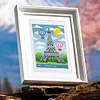 6pcs Scenery DIY Mini Round Diamond Painting Set 14x19cm
