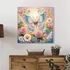 (Pre-Framed)Flower Love-Special Shape Diamond Painting Kit(25x25cm)