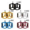 Double DU Bicycle Pedal Waterproof Alloy Pedal Anti-Slip Widened Nail Pedal