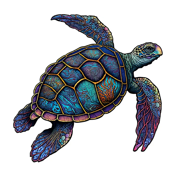 Sea Turtle Wooden Jigsaw Puzzle