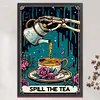 Halloween Teacup-11CT Stamped Cross Stitch 50*70cm/19.69*27.56in(Big Size)