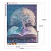 Arbre R&ecirc;veur Et Tranquille-Compl&egrave;te Rond Diamant Peinture-40X50CM