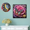Fleurs De R&ecirc;ve Et Papillons-Peinture Diamant En Forme Sp&eacute;ciale-40 * 40CM