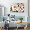 White Rose - 11CT Stamped Cross Stitch - 45*30cm - Flower