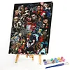 Horror Movie Characters-Paint by Numbers Acrylic Painting 30*40CM(HOT)