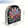 Acrylic Flowers Diamond Painting Napkin Rack Diamond Art Paper Towel Holder