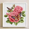 Butterfly - Partial Embroidery 9CT Stamped Cross Stitch Bead Embroidery - 27*27CM