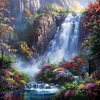Waterfalls-Full Round Diamond Painting 50*50CM