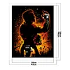 11CT Stamped Iron Man - Cross Stitch Kits~Silhouette cross stitch