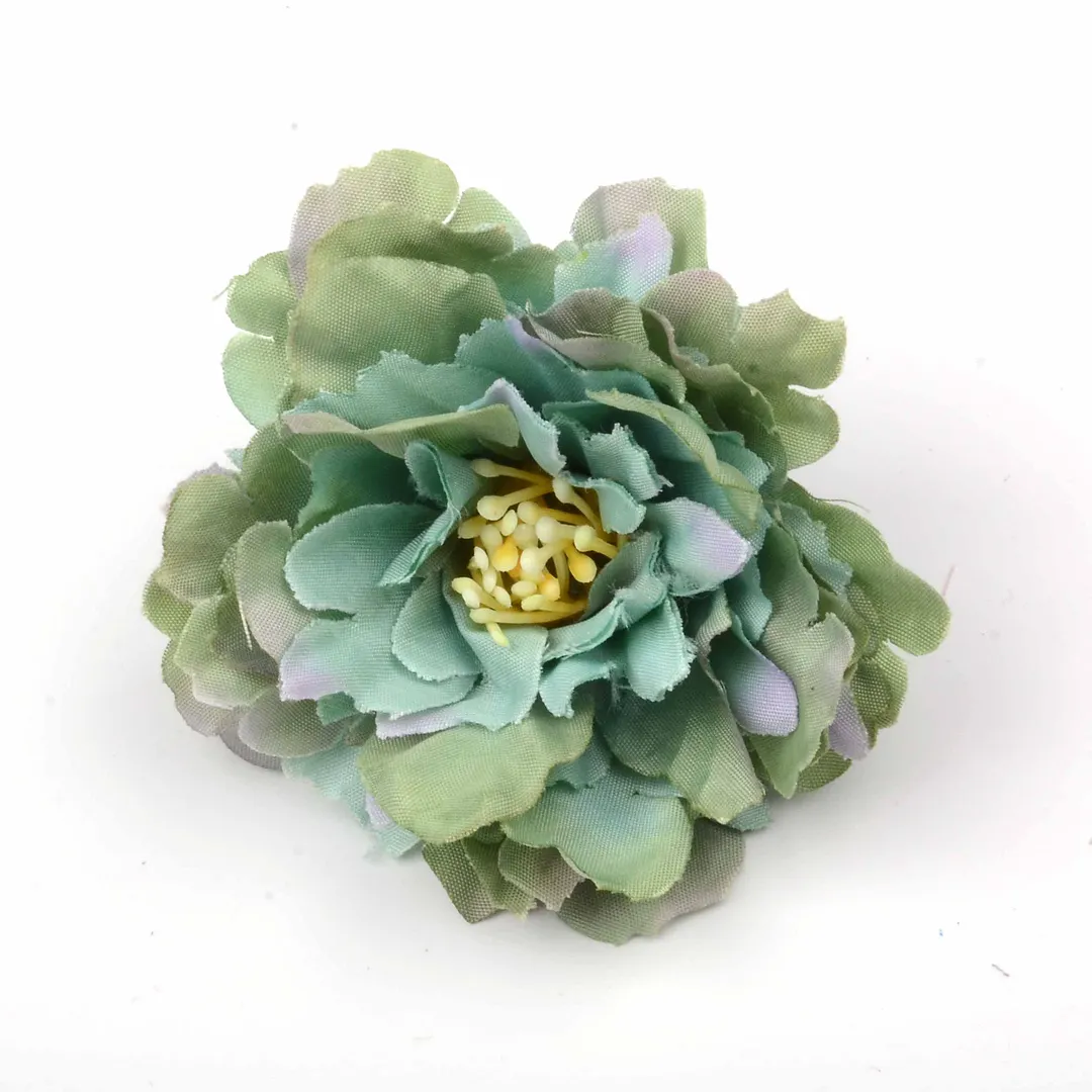 10pcs/lot 6cm Artificial Silk Carnation Flower Heads Wedding Home Decoration DIY Bride Holding flowers Accessories Fake Flowers