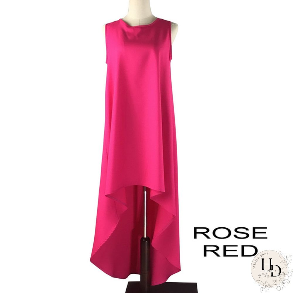 Women Summer Bohemian White Irregular Beach Dress Loose Flare Dress Tunic Female Sleeveless Beachwear Solid Boho Gowns Dresses