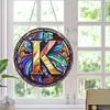 >SALE<Double Sided Letter K  Diamond Drawing Hanging Ornament for Home Decor
