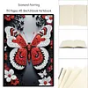 (US Local)50-Page A5 Butterfly Diamond Painting Notebook for Adult Holiday Birthday Gift