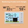 Ultrasonic Water Tank Liquid Level Meter with Temperature Sensor Time Display