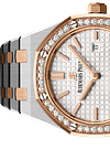Silver Gold 904L Steel Silver White Dial - Watches - 33mm