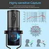 USB Microphone Computer Cardioid Condenser Mic, JOUNIVO PC Laptop Recording Microphone with Mute Button & LED Indicator for Studio Recording Vocals, YouTube, Streaming Broadcast, Podcasting, Skype