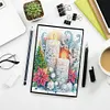 50 Pages A5 Special Shaped Candle Mosaic Diamond Sketching Book Kit