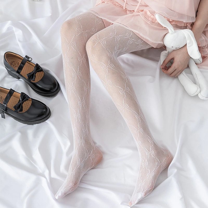 Billionm OJBK Fashion Lolita Cute Lace Pantyhose Over Knee 1PC Sexy Women Tights Good Stretch Kawaii Japanese Maid Anime Stocking 2020