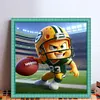 (Stamped/Counted) Green Bay Packers Football-11CT Cross Stitch 40*40cm