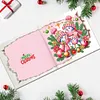 (US Local)12PCS DIY Xmas Pattern Rhinestone Diamond Art Mosaic Postcards for Celebrations