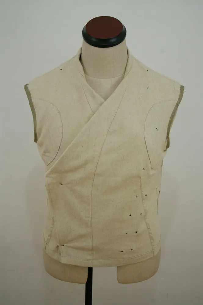  Wehrmacht German Panzer Summer HBT Off-White Wrap Jacket Type II German-Uniform