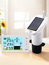 Ultrasonic Water Tank Liquid Level Meter with Temperature Sensor Time Display