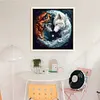 Tai Chi Wolf-11CT Stamped Cross Stitch 50*50cm/19.69*19.69in