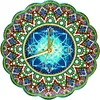 DIY Diamond Painting Luminous Mandala Diamond Painting Wall Clock Kit