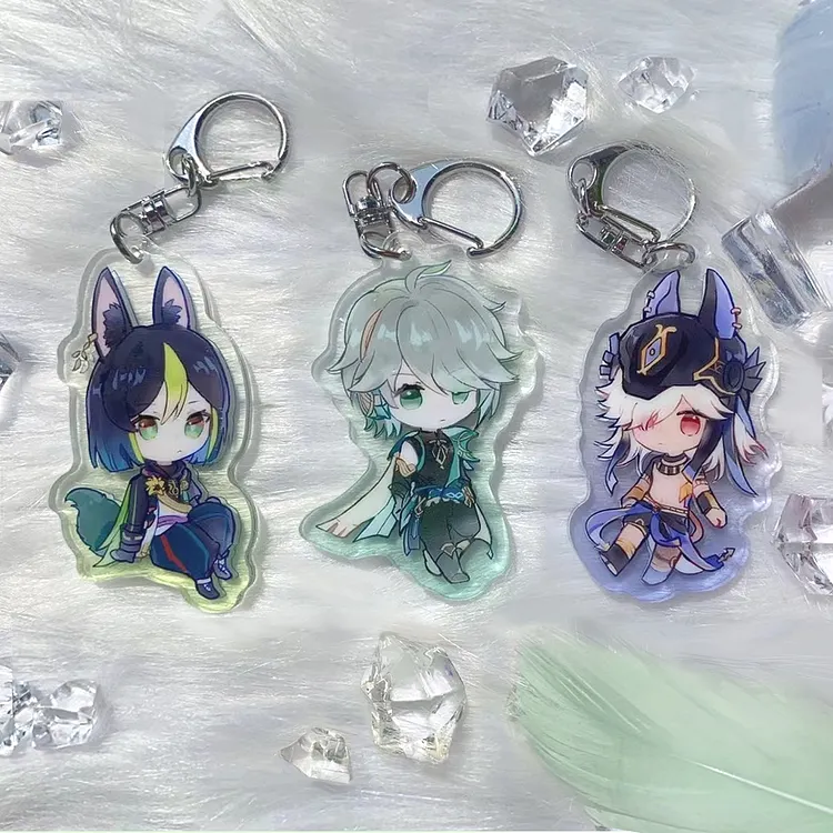 Genshin Toys Acrylic Keychains Genshin