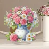 (US Local)Acrylic Special Shaped Rose Bouquet DIY Table Top Diamond Painting Ornament Kits