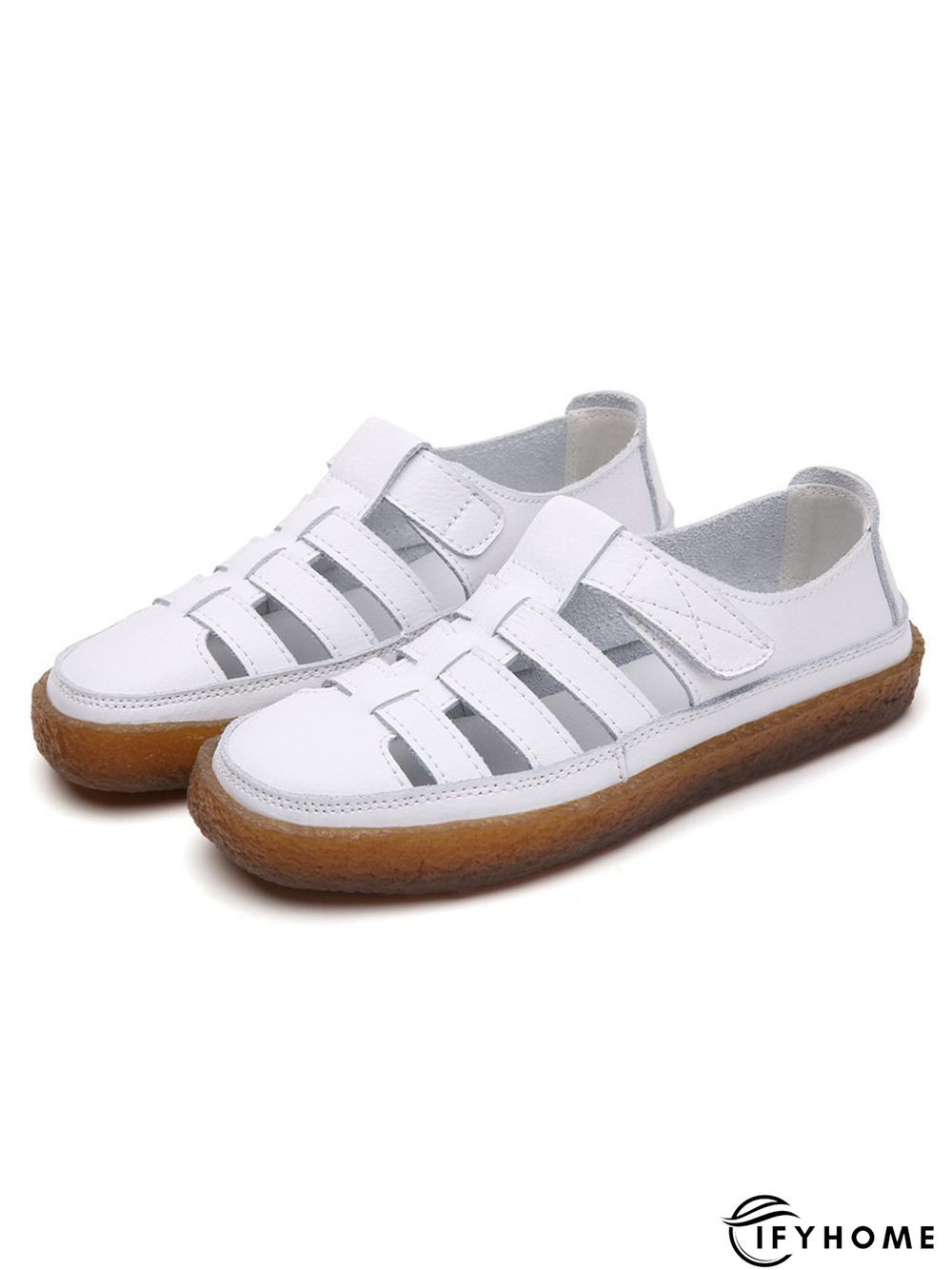 Lightweight Hollow Breathable Retro Soft Soled Shoes | IFYHOME