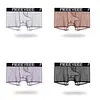 Men's Sheer Boxer Briefs See Through Breathable Ice Silk Boxer Briefs Transparent Elephant Nose Underwear