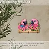 (US Local)Parrot DIY Diamond Painting Hanging Hook No Hole Punching Wall Decoration