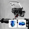 Shock-Absorbing Mobile Phone Rack One-Button Locking Handlebar Smartphone Mount